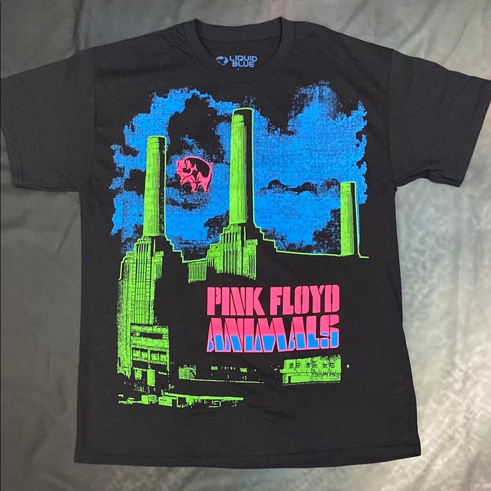 Pink Floyd, Liquid Blue Animals T-Shirt - size L NWOT